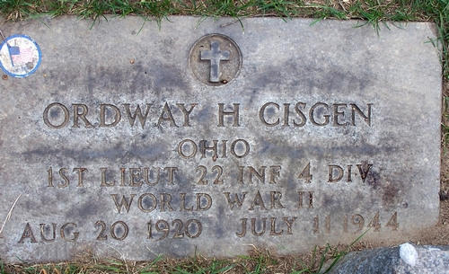 1/Lt. Ordway H. Cisgen