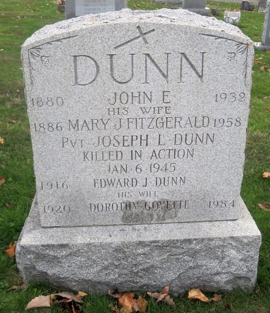 Joseph L. Dunn Grave