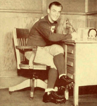 Eddie Jelen at Creighton University in 1933