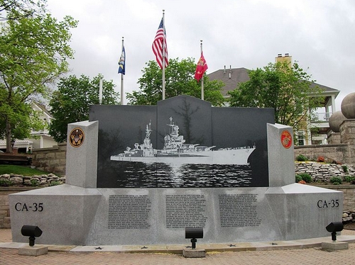 the USS Indianapolis National Memorial was opened. It is located on the Canal Walk in Indianapolis