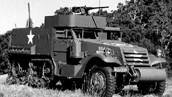 M3 Half-Track. The type in which Earl Springer lost his life in January 1945