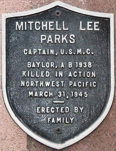Mitchell Parks Plaque