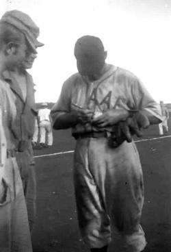 Enos Slaughter at Tinian USAAF