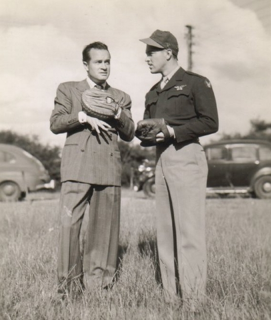 Billy Southworth, Jr., and Bob Hope